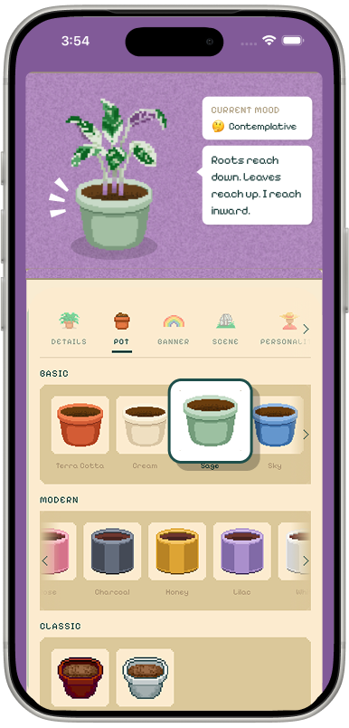 Personalize and customize screen