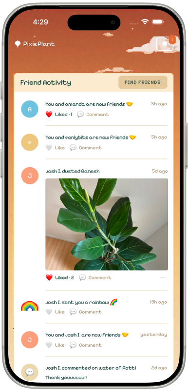 Plant community screen